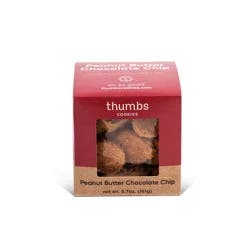 Thumbs Peanut Butter Chocolate Chip Cookies