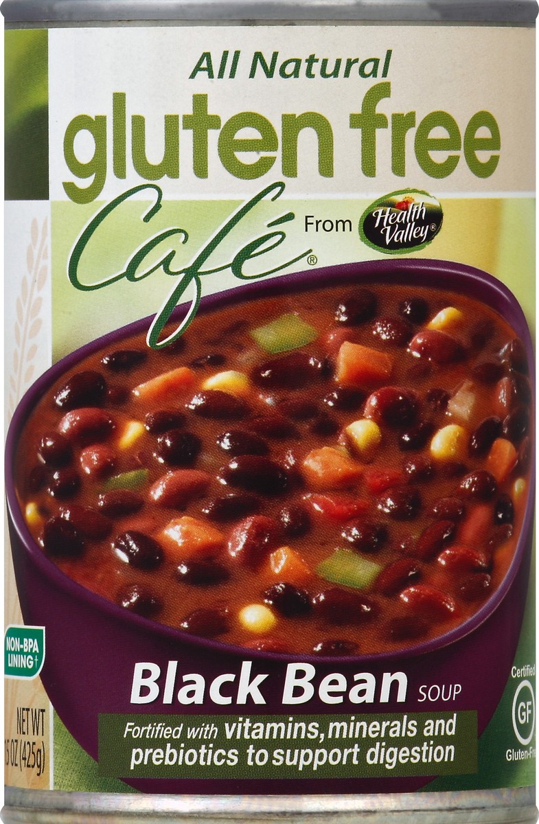 slide 5 of 6, Gluten Free Cafe Black Bean Soup, 15 oz