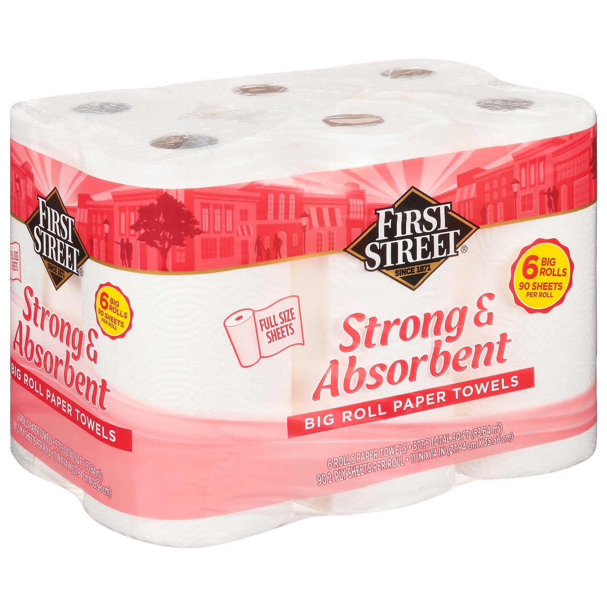 slide 8 of 11, First Street Premium Big Towel, 6 ct