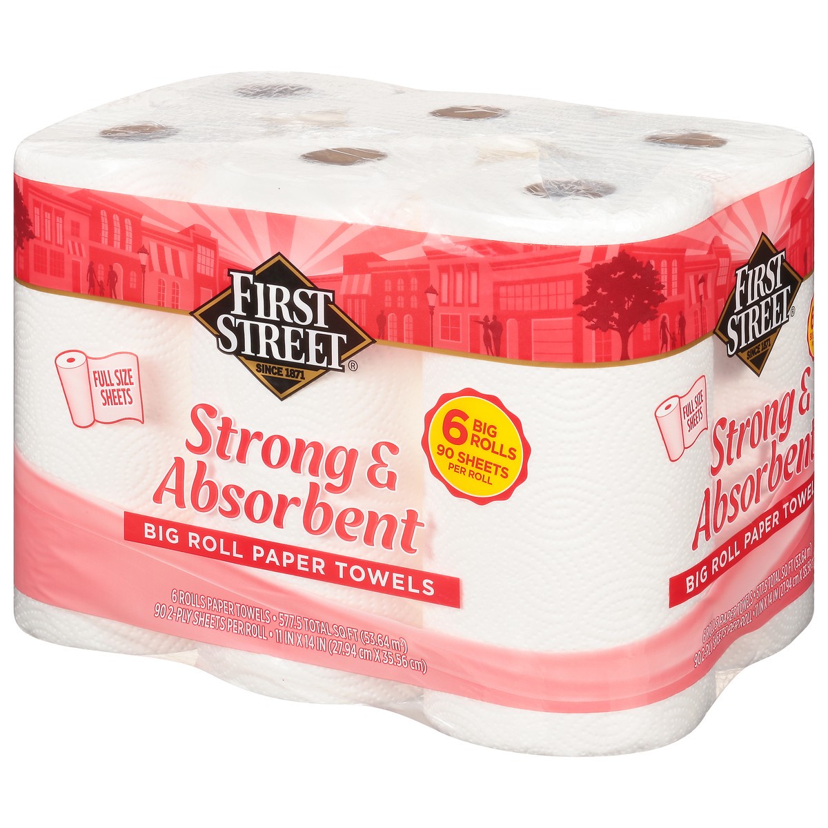 slide 7 of 11, First Street Premium Big Towel, 6 ct