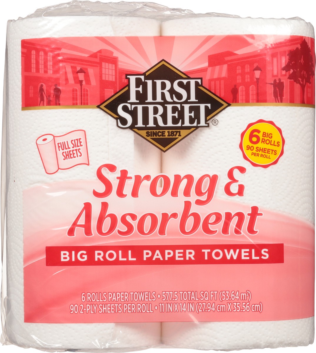 slide 6 of 11, First Street Premium Big Towel, 6 ct