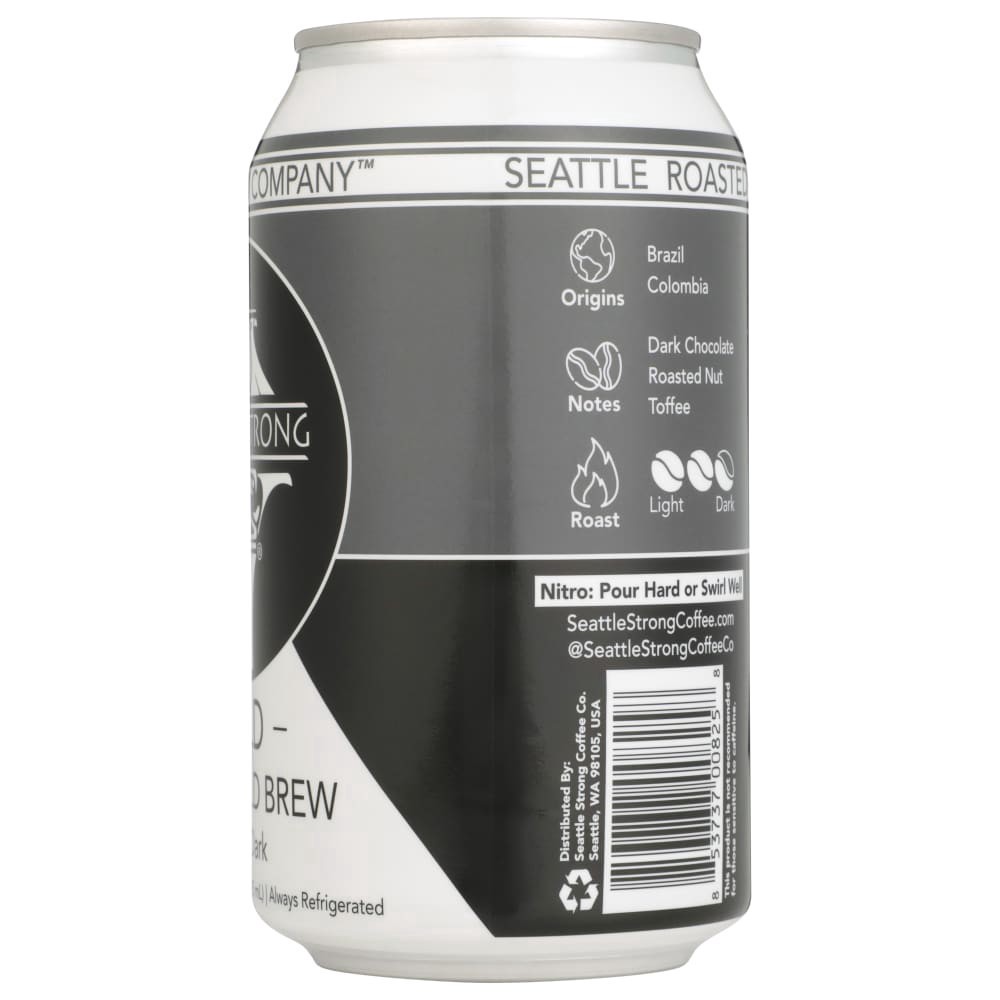 slide 5 of 5, Seattle Strong Nitro Bold Cold Brew- 12 oz, 12 oz