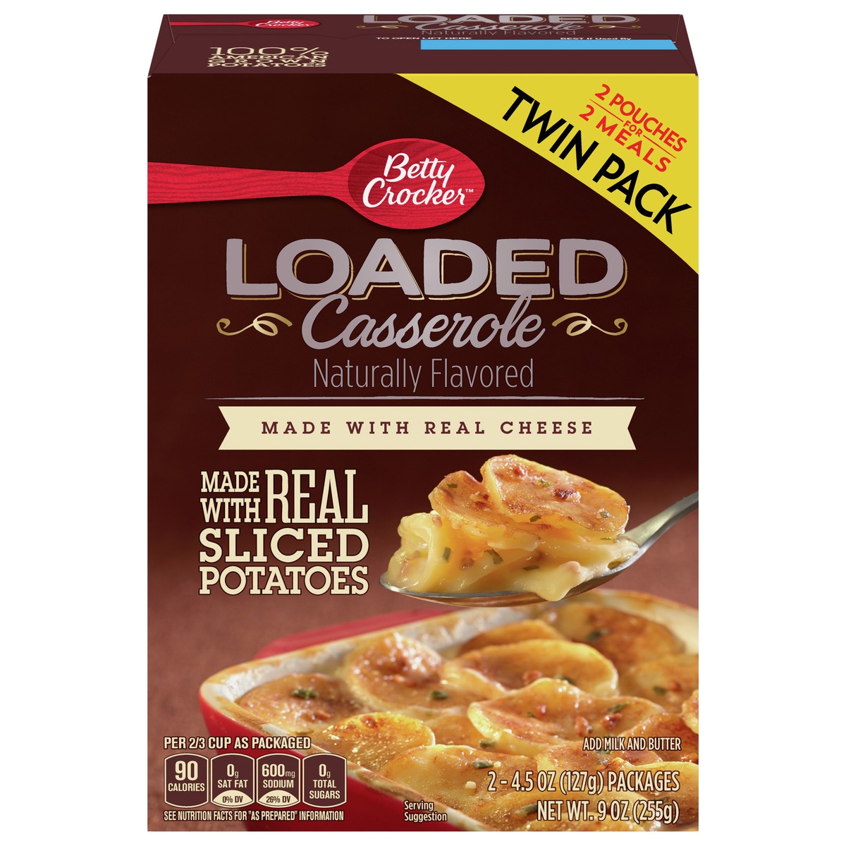 slide 1 of 14, Betty Crocker Loaded Casserole Potatoes, 9 oz, 2 ct