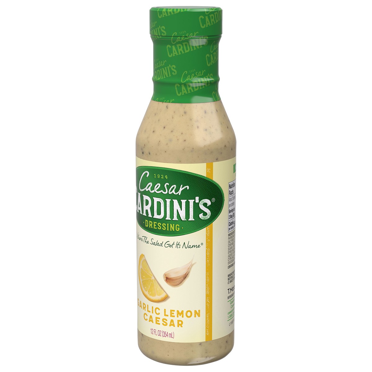 slide 2 of 9, Cardini's Garlic & Lemon Caesar Salad Dressing, 12 oz