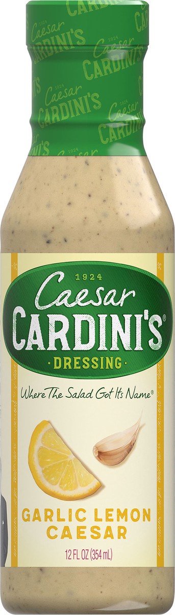 slide 8 of 9, Cardini's Garlic & Lemon Caesar Salad Dressing, 12 oz