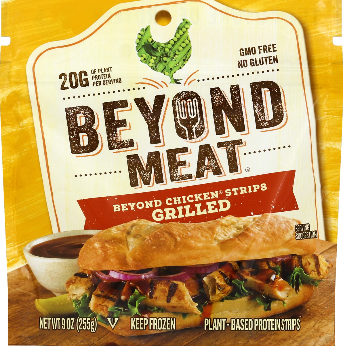 slide 2 of 2, Beyond Meat Gluten Free Chicken Free Grilled Strips, 9 oz