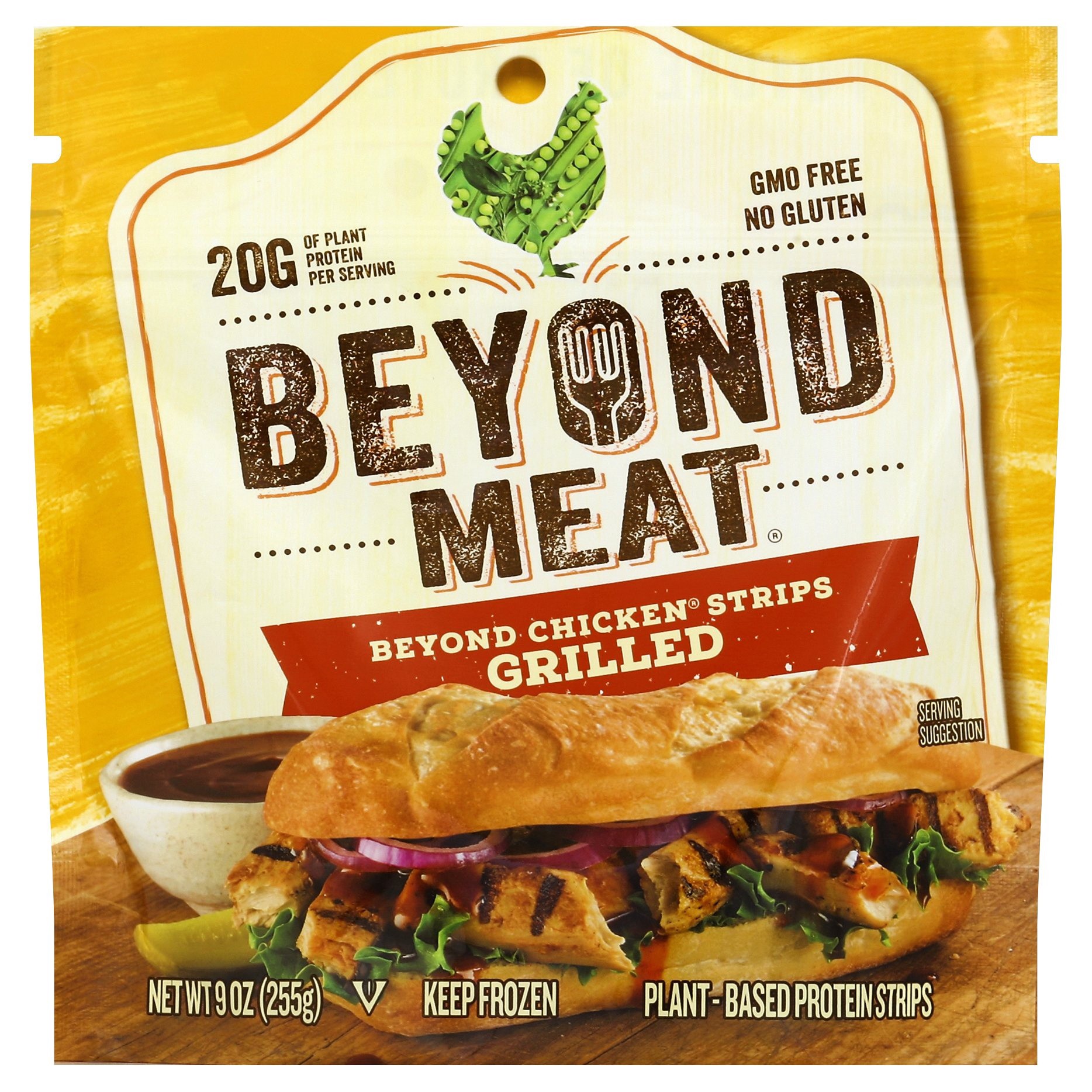 slide 1 of 2, Beyond Meat Gluten Free Chicken Free Grilled Strips, 9 oz