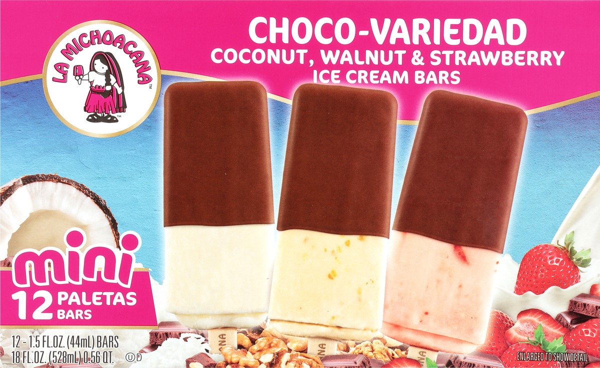 slide 6 of 9, Helados Mexico Mini Choco-Variedad Ice Cream Bars 12 - 1.5 fl oz ea, 12 ct