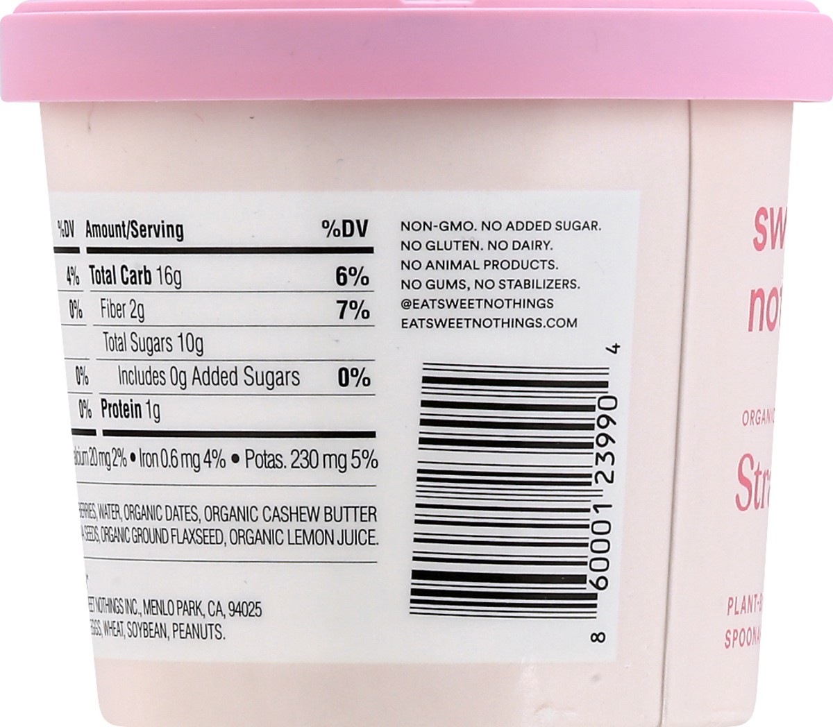 slide 6 of 9, Sweet Nothings Organic Plant-Based Strawberry Frozen Spoonable Smoothie 3.5 oz, 3.5 oz