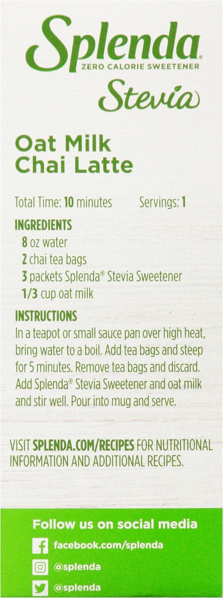 slide 7 of 9, Splenda Stevia Zero Calorie Sweetener Packets 40 Count, 40 ct