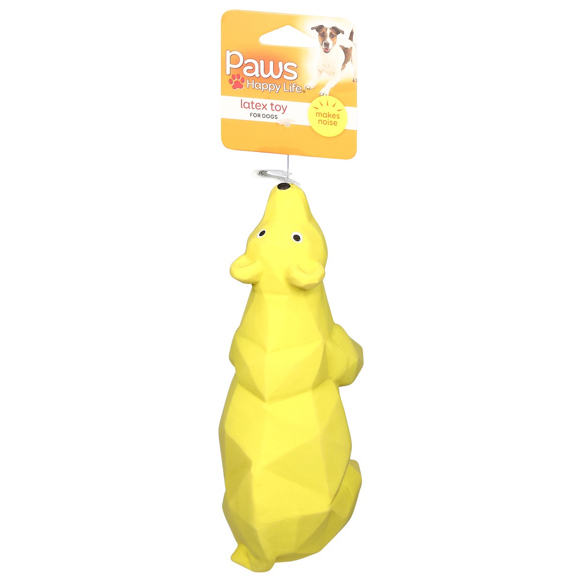 slide 2 of 4, Paws - Dog Toy Latex Origami Bear Pig With Grunter, 1 ct