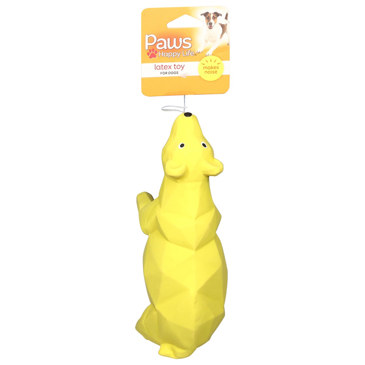 slide 4 of 4, Paws - Dog Toy Latex Origami Bear Pig With Grunter, 1 ct