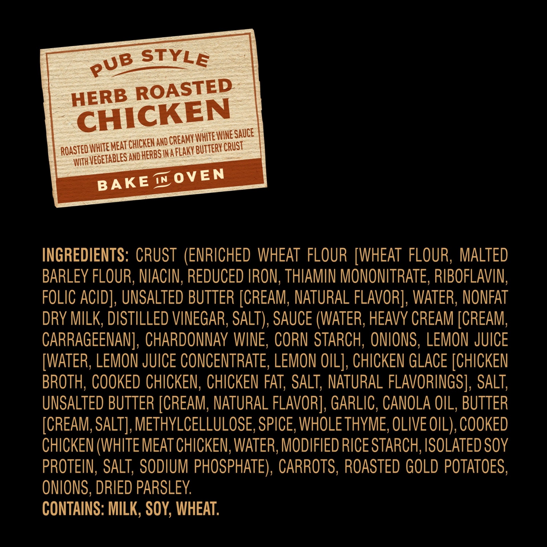 slide 4 of 5, Marie Callender's 2 Pack Bake in Oven Pub Style Herb Roasted Chicken 20 oz, 20 oz