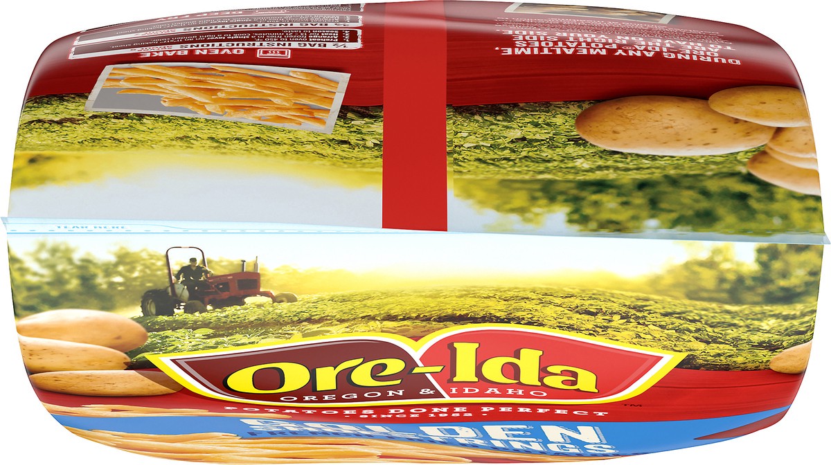 slide 6 of 9, Ore-Ida Golden Shoestrings French Fries Fried Frozen Potatoes, 28 oz Bag, 28 oz