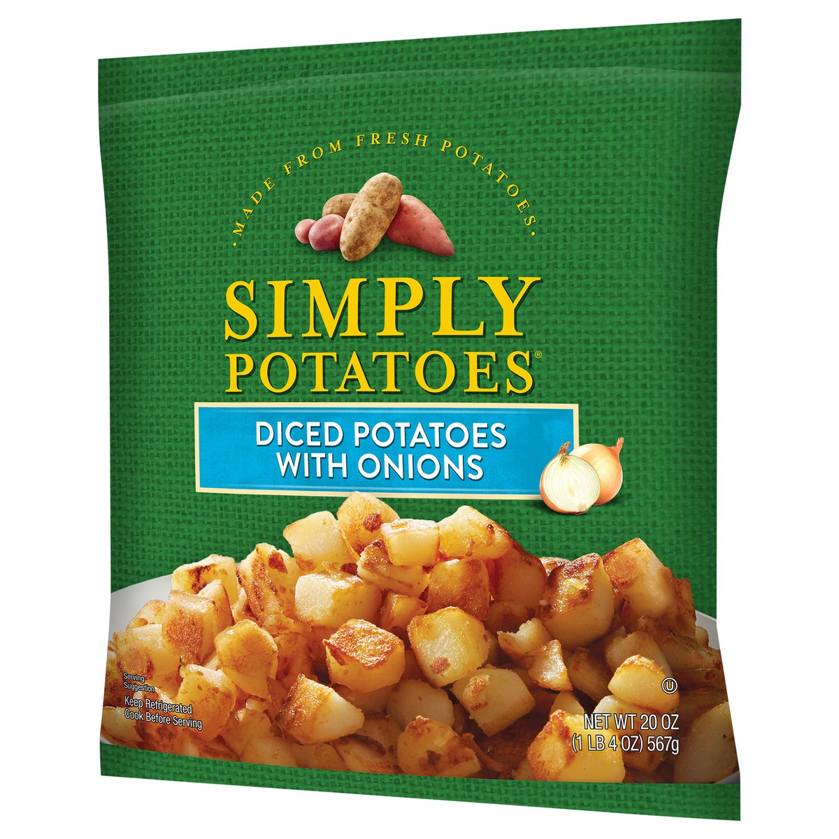 slide 6 of 9, Simply Potatoes Diced Potatoes With Onion, 20 oz