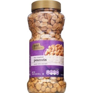 slide 1 of 1, CVS Gold Emblem Dry Roasted Peanuts, 16 oz; 1 lb; 454 gram
