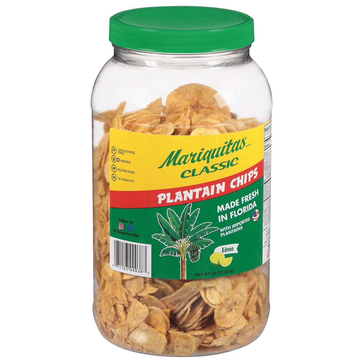 slide 9 of 9, Mariquitas Lime Barrel - 20 oz, 20 oz