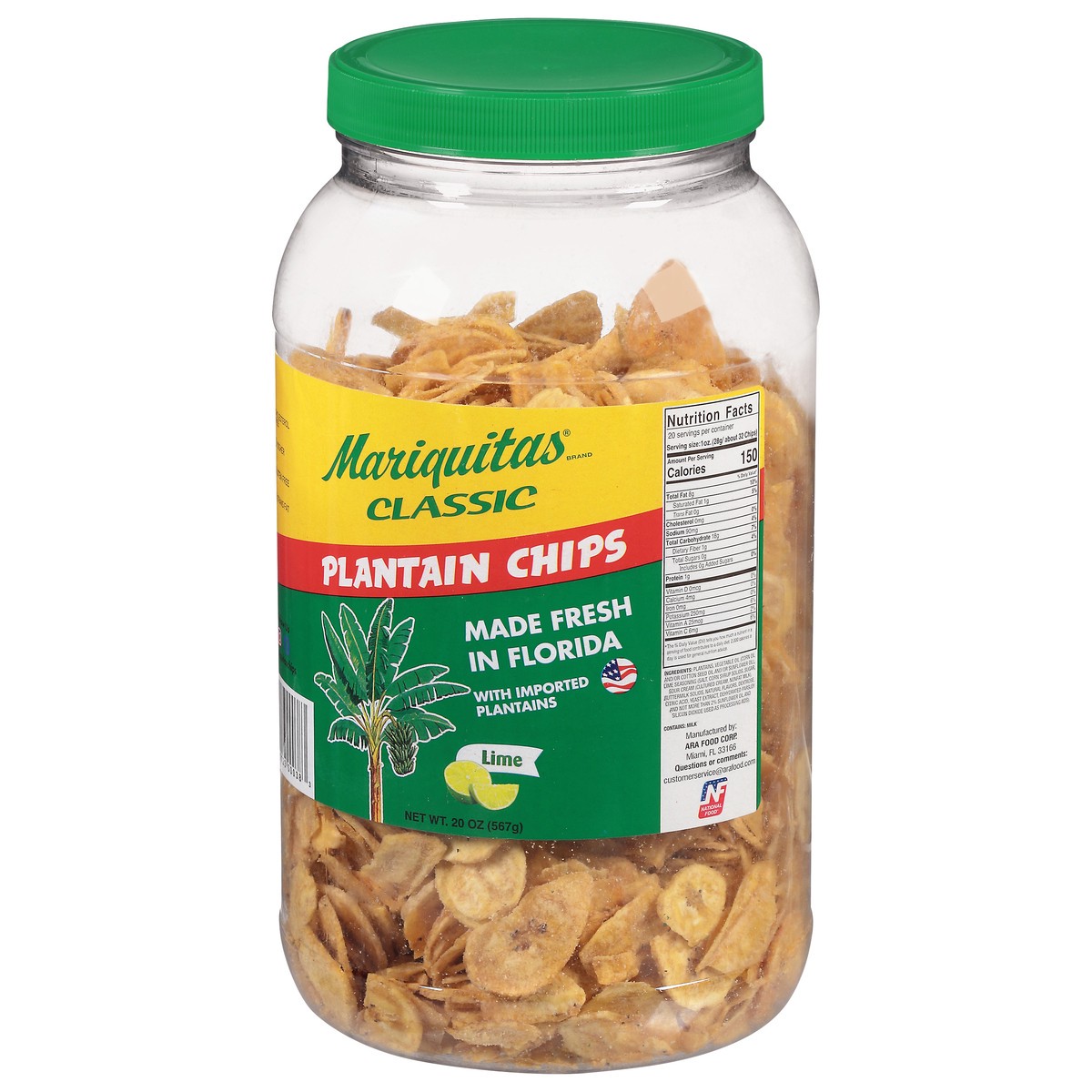 slide 7 of 9, Mariquitas Lime Barrel - 20 oz, 20 oz