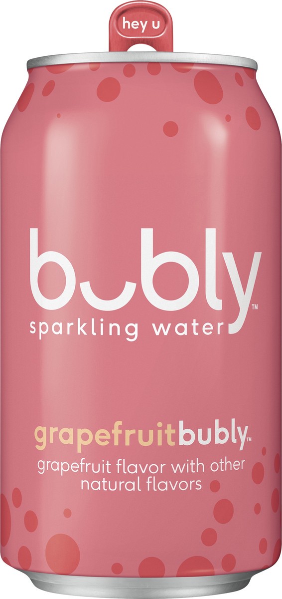 slide 2 of 4, bubly Grapefruit Sparkling Water 12 oz, 12 oz