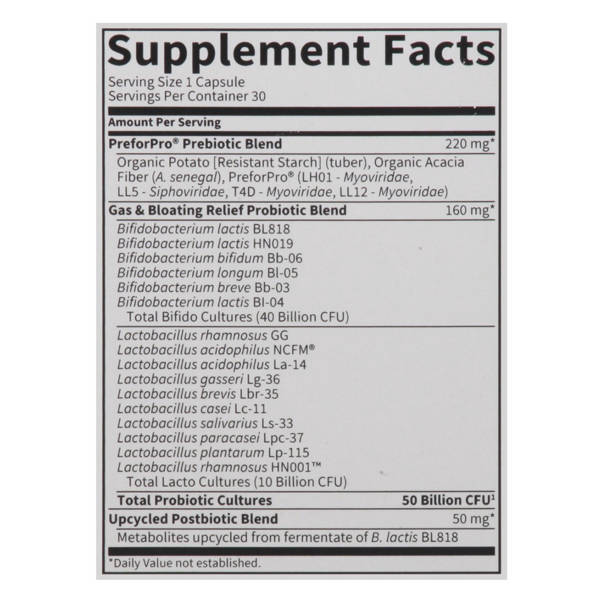 slide 6 of 13, Garden of Life Dr. Formulated Probiotics Vegetarian Capsules Gas & Bloating 30 ea, 30 ct
