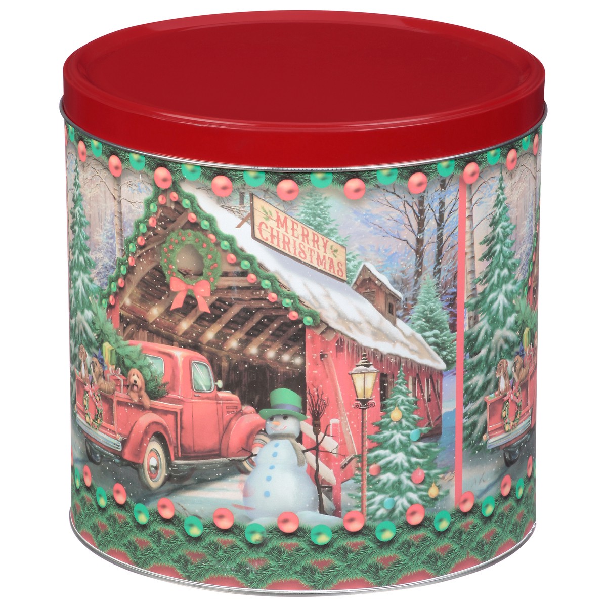 slide 10 of 10, GiftPop Red Truck Caramel, White Cheddar, Butter Popcorn - 21 oz, 21 oz