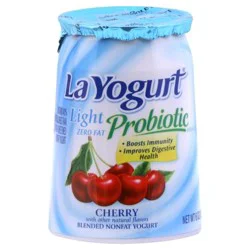 La Yogurt Yogurt, Nonfat, Blended, Cherry