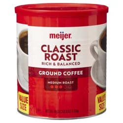 Meijer Classic Roast Ground Coffee, 40 Oz