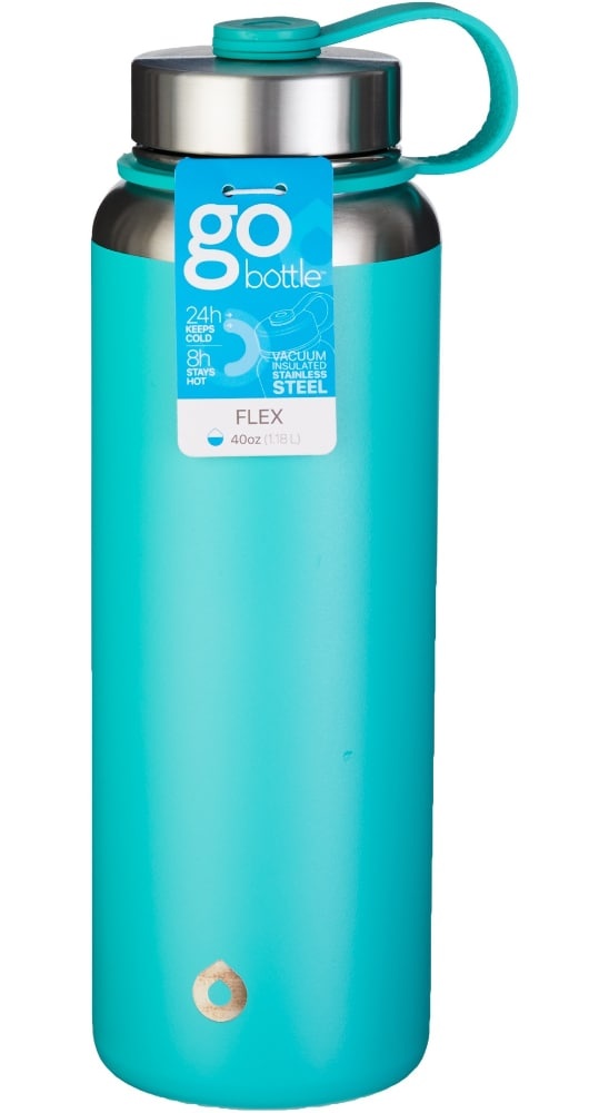 slide 1 of 1, Gobottle Flex Water Bottle - Mint, 40 oz