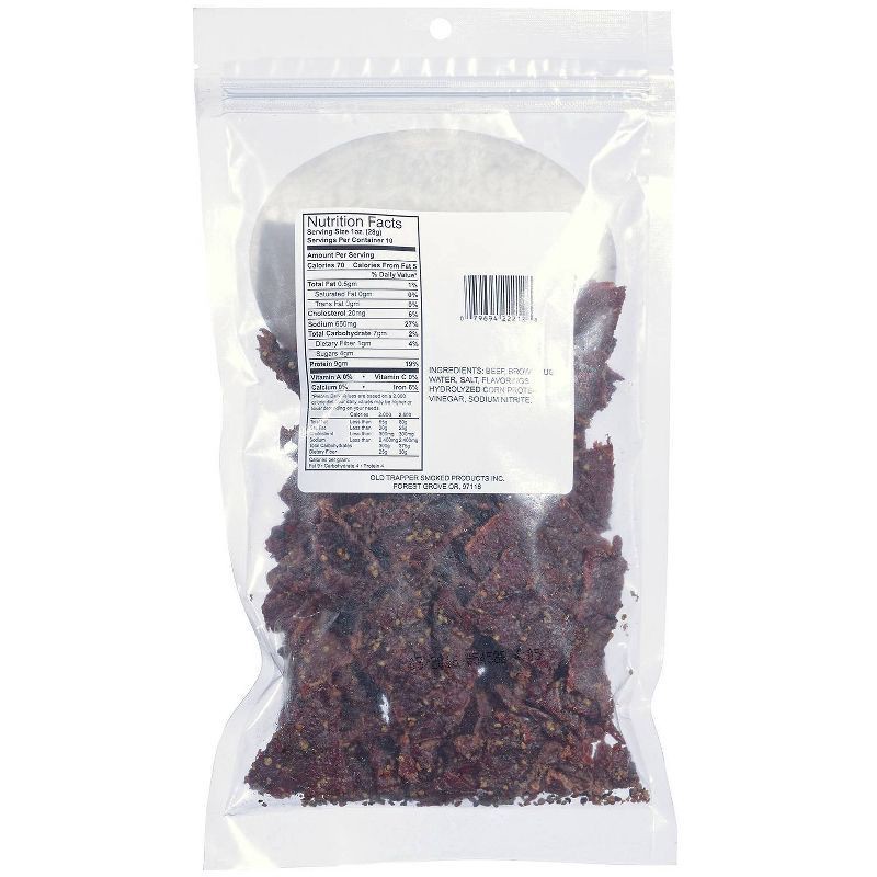 slide 3 of 3, Old Trapper Peppered Beef Jerky 10 oz, 10 oz