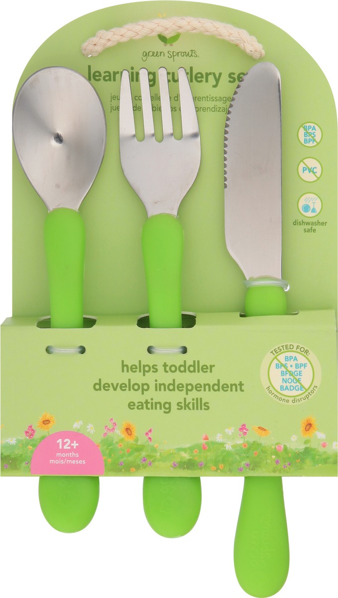 slide 5 of 10, Green Sprouts Learning Cutlery Set 3 Pieces 1 ea, 1 ct
