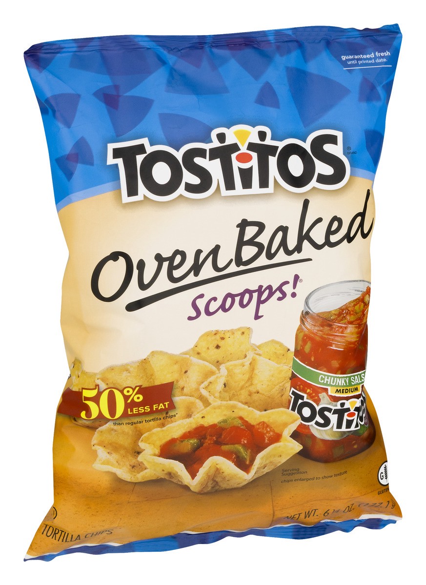 slide 7 of 8, Tostitos Oven Baked Scoops! Tortilla Chips, 6.25 oz