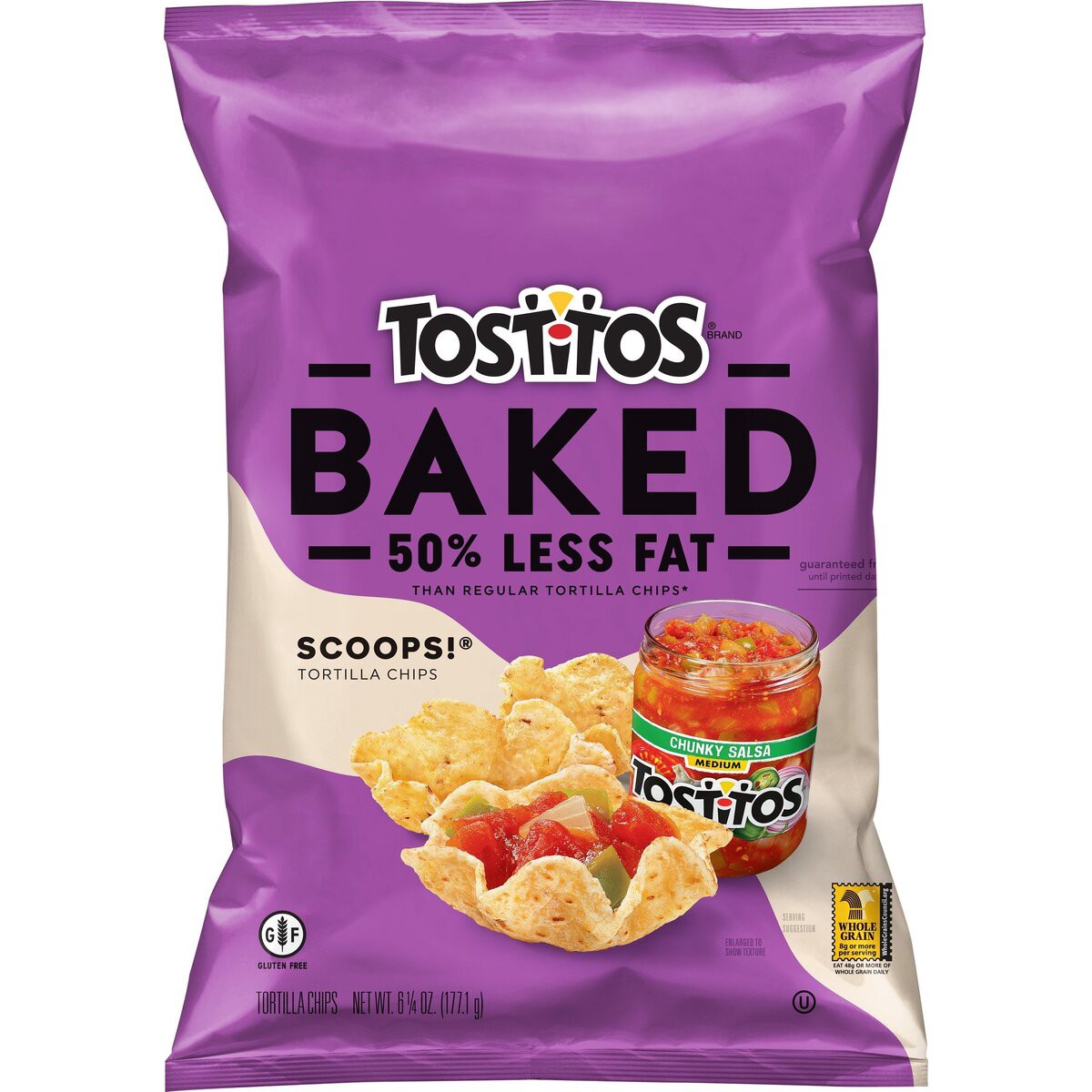 slide 2 of 8, Tostitos Oven Baked Scoops! Tortilla Chips, 6.25 oz