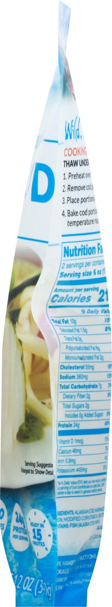 slide 11 of 13, Alaskan Leader Seafoods Wild Caught Garlic Presto Alaska Cod 12 oz, 12 oz
