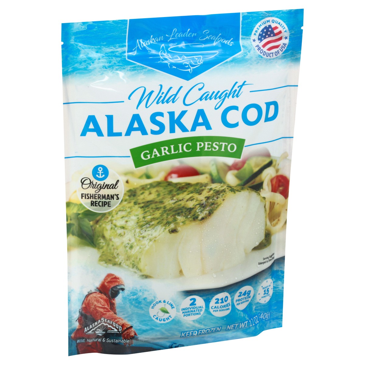 slide 6 of 13, Alaskan Leader Seafoods Wild Caught Garlic Presto Alaska Cod 12 oz, 12 oz