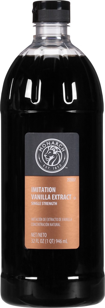 slide 3 of 12, Monarch Imitation Vanilla Extract 32 fl oz, 32 fl oz