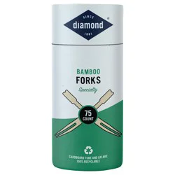 Diamond Bamboo Forks