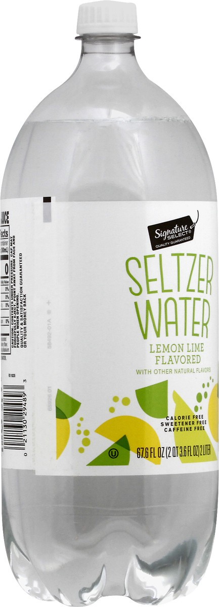 slide 9 of 11, Signature Select Seltzer Water- 2 liter, 2 liter