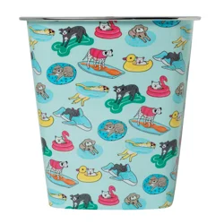 Kolorae Waste Can - Grey Dogs