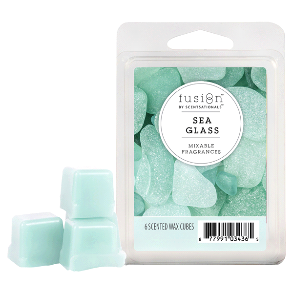 slide 1 of 1, Fusion by ScentSationals Wax Cube Sea Glass, 1 ct