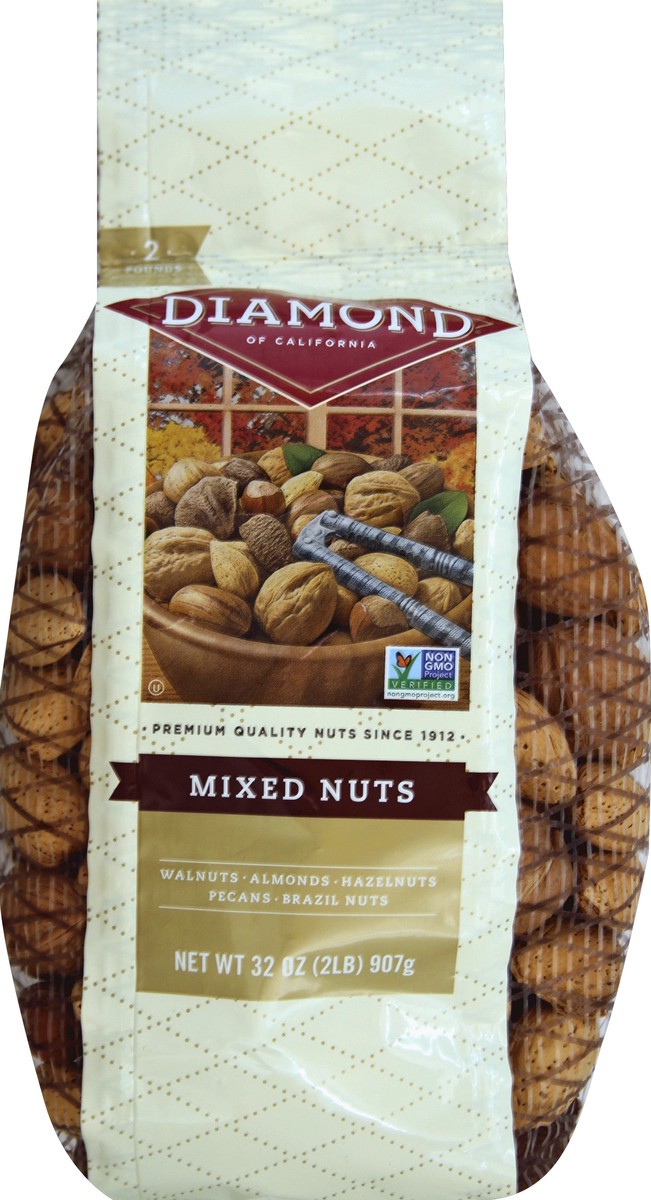 slide 2 of 5, Diamond of California Mixed Nuts 32 oz, 32 oz