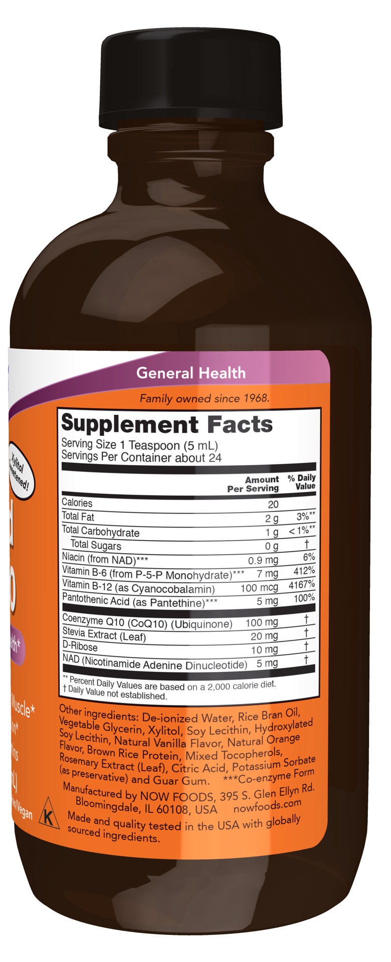 slide 4 of 4, NOW CoQ10 Liquid - 4 fl. oz., 4 fl oz