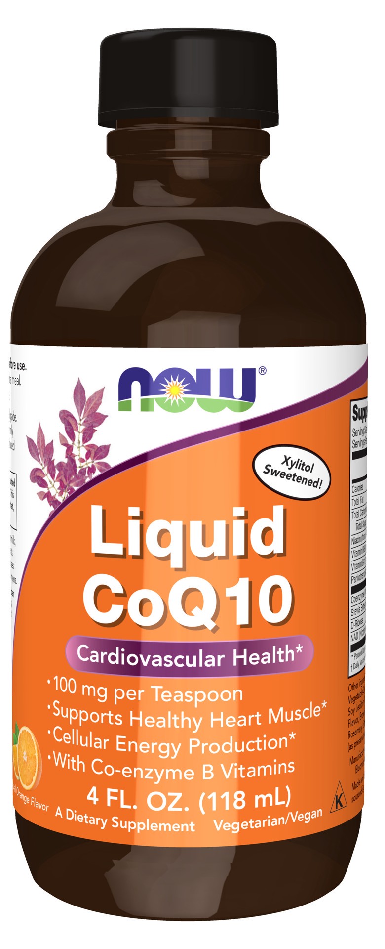 slide 1 of 4, NOW CoQ10 Liquid - 4 fl. oz., 4 fl oz