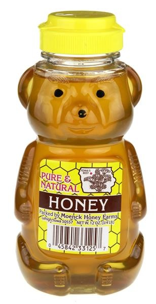 slide 1 of 1, Moenck Farms Honey Bear, 12 oz