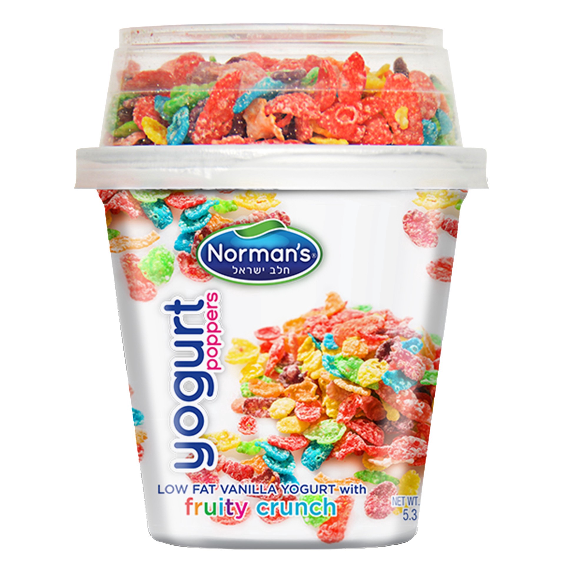 slide 1 of 1, Norman's Normans Poppers Yogurt Fruit, 5.3 oz