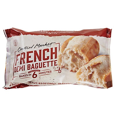 slide 1 of 1, Central Market French Demi Baguette, 8.5 oz