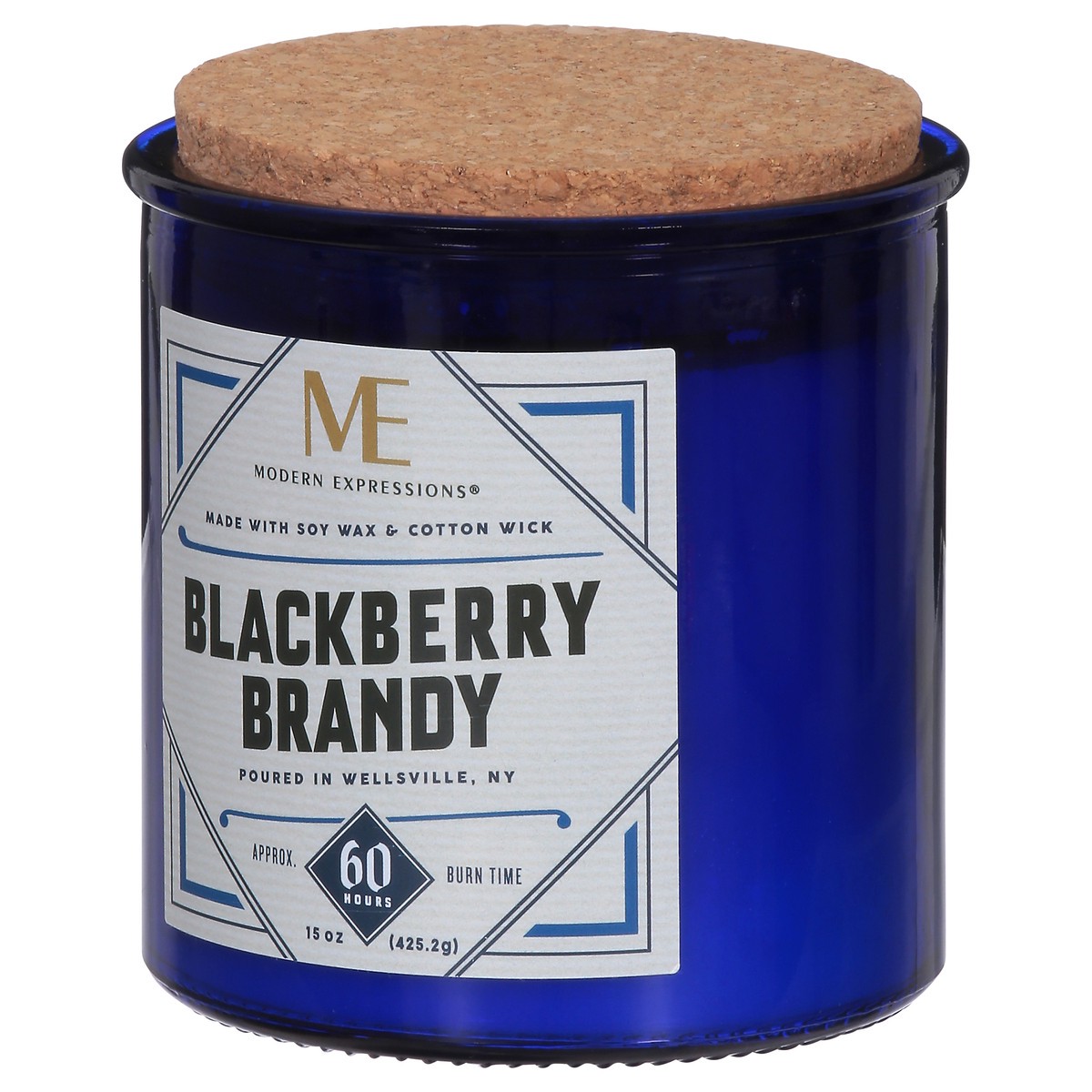 slide 9 of 9, Modern Expressions Blackberry Brandy Candle 1 ea, 15 oz