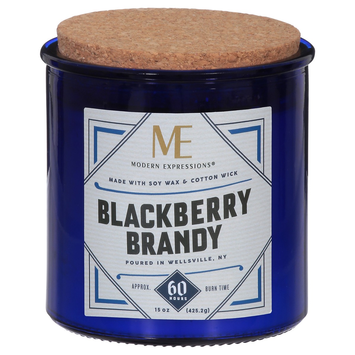 slide 1 of 9, Modern Expressions Blackberry Brandy Candle 1 ea, 15 oz