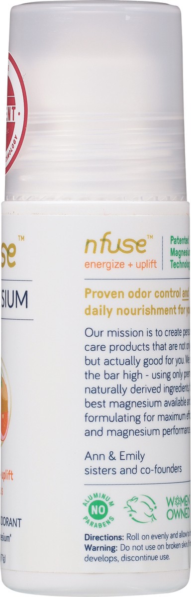 slide 6 of 13, Nfuse Magnesium Citrus Roll-On Deodorant 2.7 oz, 2.7 oz