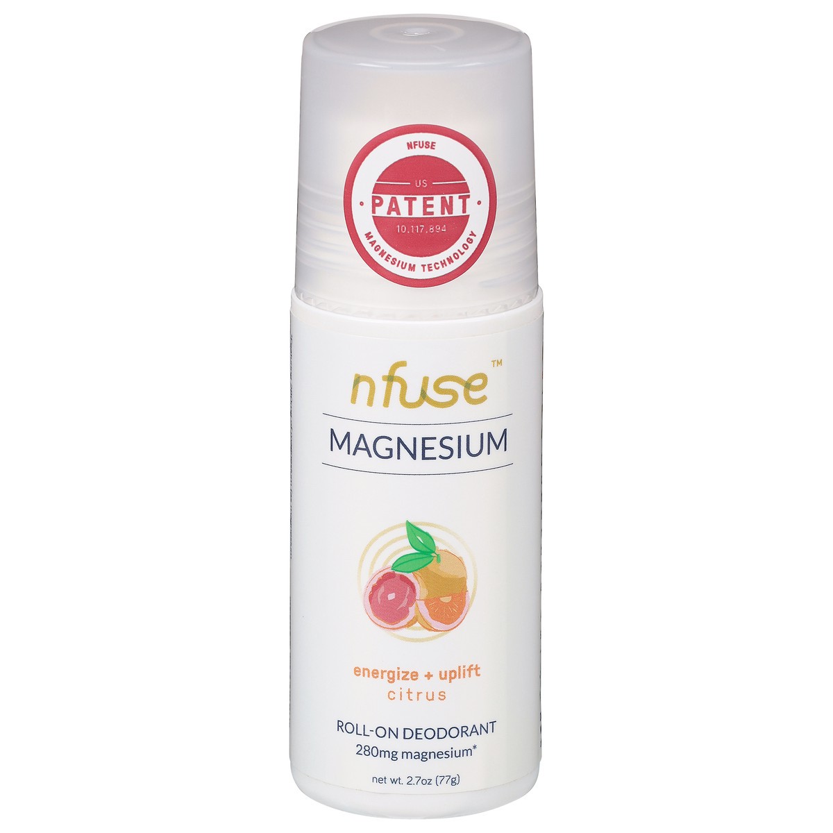 slide 13 of 13, Nfuse Magnesium Citrus Roll-On Deodorant 2.7 oz, 2.7 oz