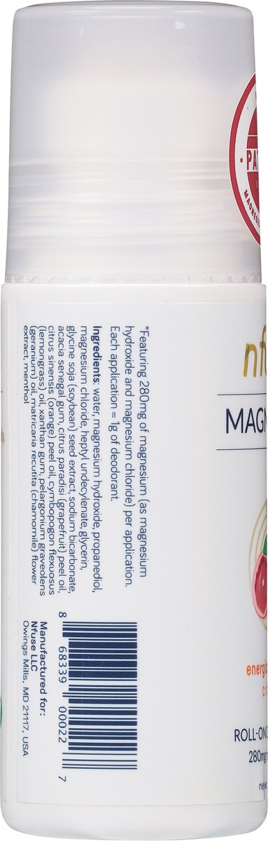 slide 9 of 13, Nfuse Magnesium Citrus Roll-On Deodorant 2.7 oz, 2.7 oz